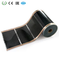 220v 50cm width healthy floor heating infrared underfloor heating carbon film heater electric carbon crystal fiber heating film
