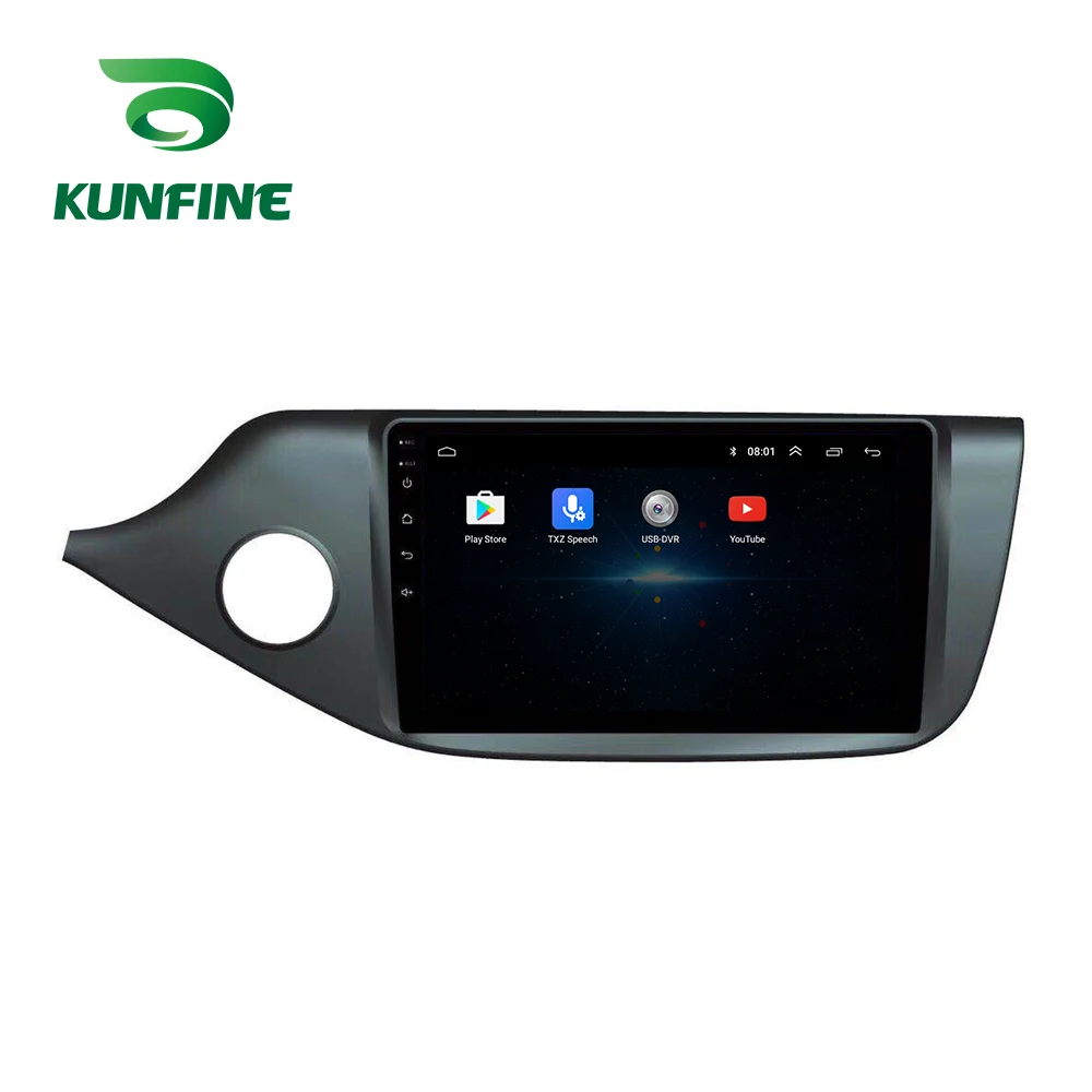 Восьмиядерный Android 10 0 автомобильный DVD GPS навигационный плеер Deckless стерео для KIA