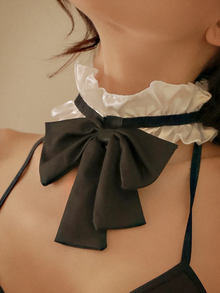 

Sexy French Maid Apron Cosplay Costume Girls Women Party Role Play Dress Up Cafe Waitress Outfit Anime Kawaii Pink Lolita Dress