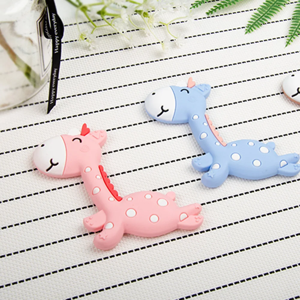 

Baby Teether Giraffe Monkey Cute Cartoon Shape Animal Baby Soothing Bite Children Molar Toy Soft Safe Health High Quality