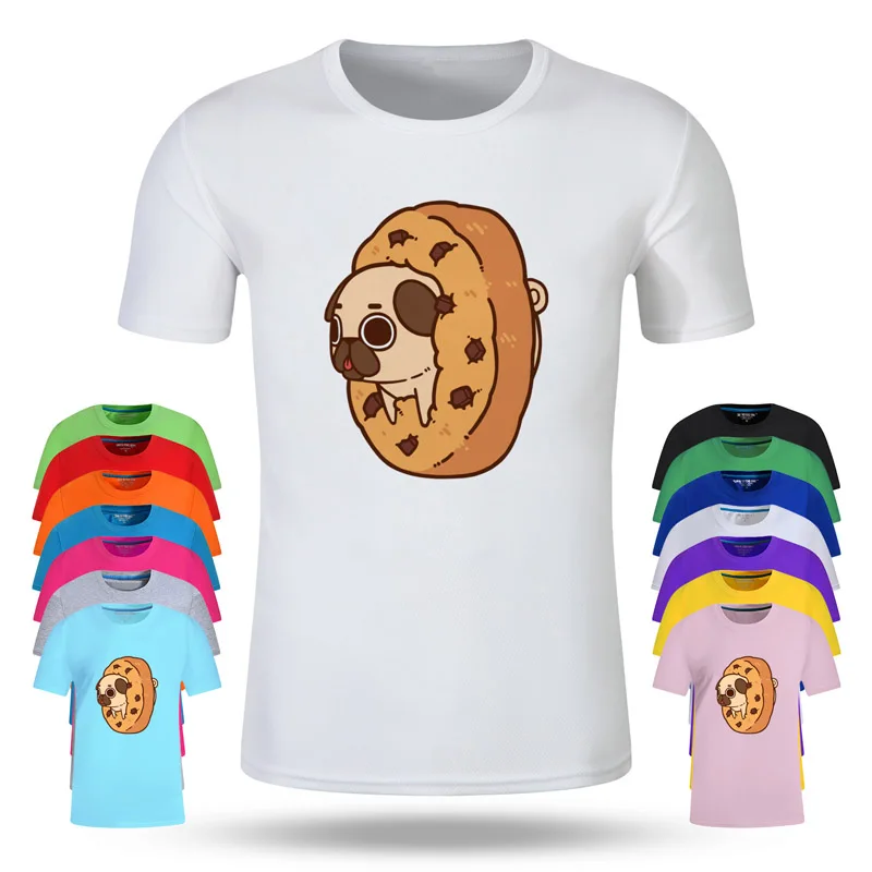 

Cookie Food Cute Fashion Cotton Big Size Students Summer T-Shirt Short Sleeve Men Women Boys Girls T Shirt Tees Kids Tshirt