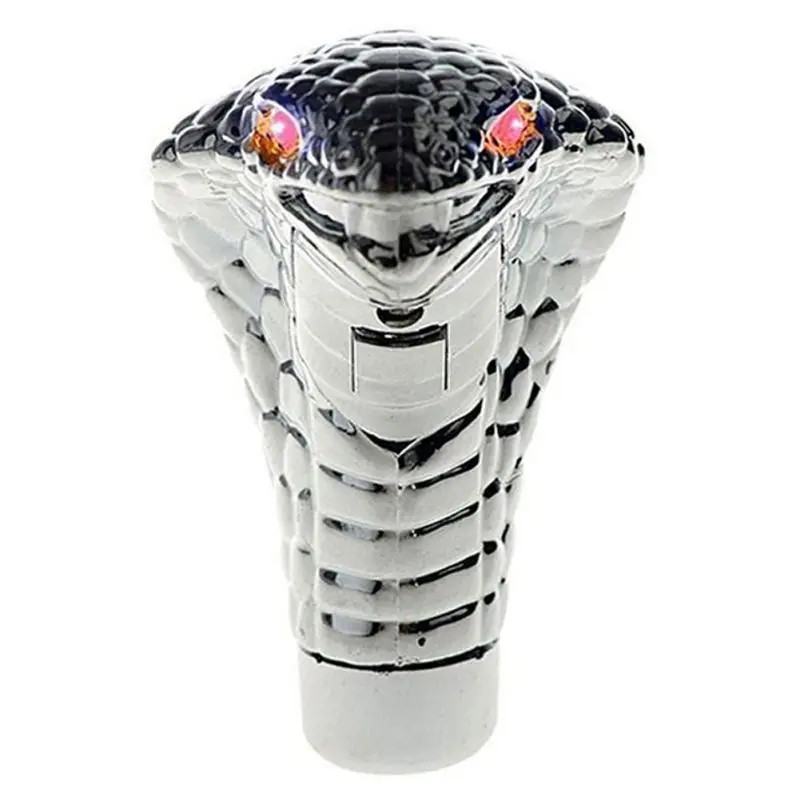 

Balight Universal Auto Car Manual Gear Shift Knob Stick Led Eyes Chrome Cobra Snake Cool Shift Lever