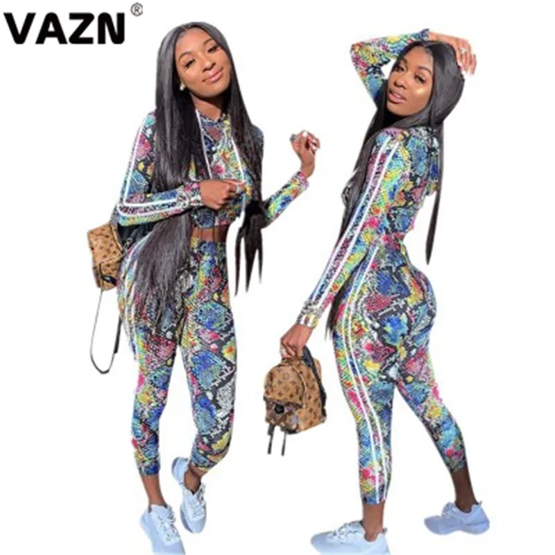 Женский эластичный тренировочный костюм VAZN мягкий комплект из 2 предметов
