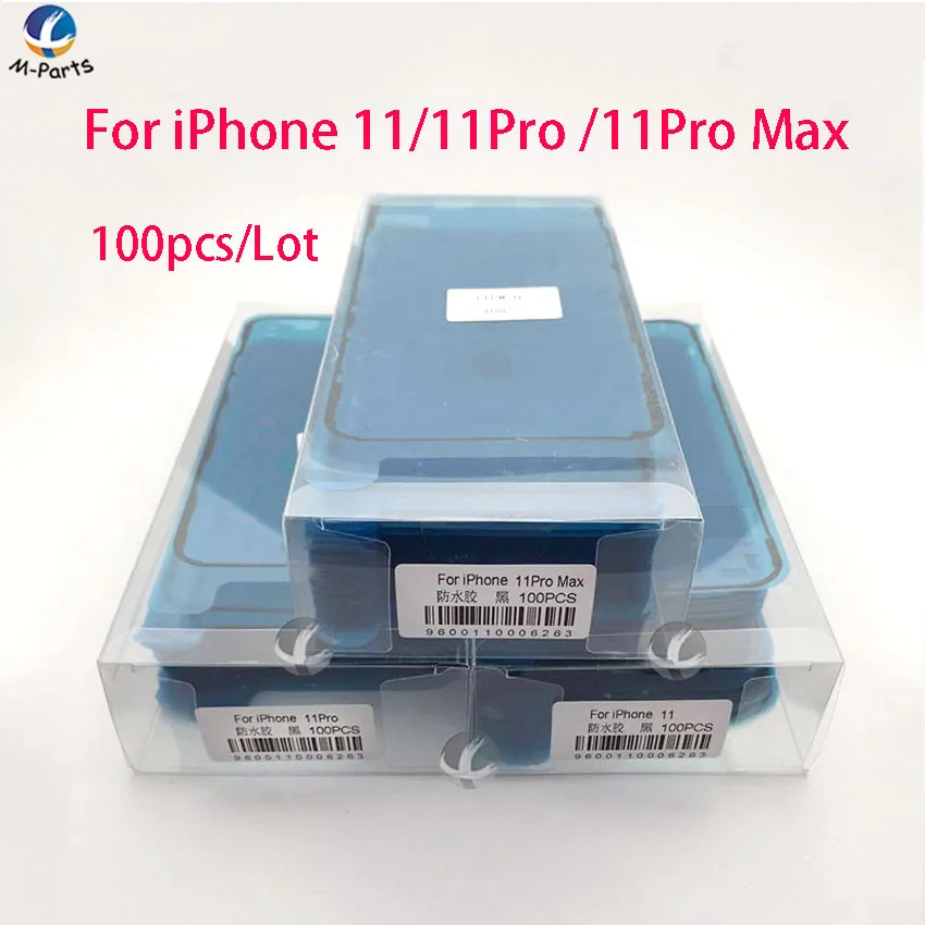 100 шт. водостойкие клейкая лента-наклейка для iPhone 6 S плюс 7 8 X ЖК дисплей экран спереди рамки сзади корпус AAA 3 м