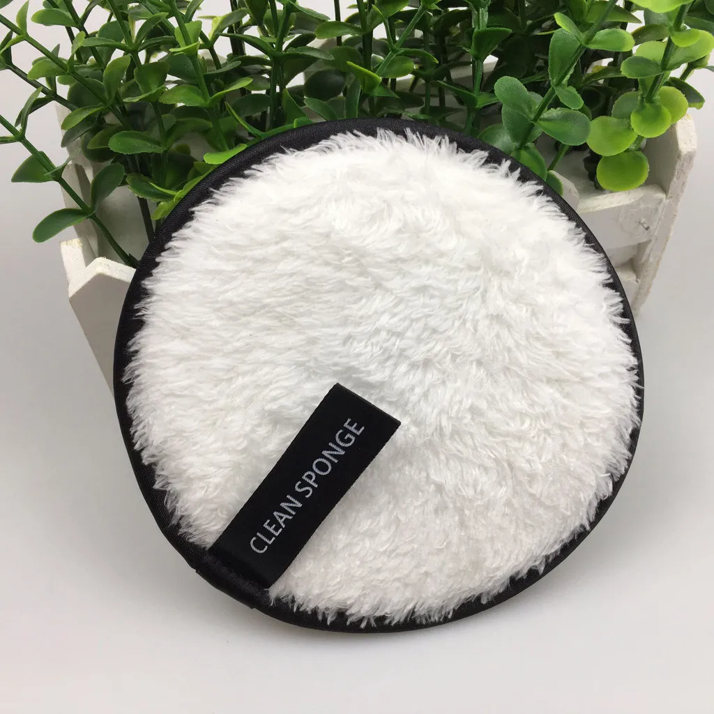

1Pcs Makeup Remover Pads Microfiber Reusable Face Towel Make-up Wipes Cloth Washable Cotton Pads Skin Care Cleansing Puff