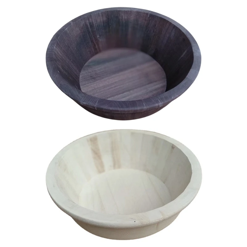 

Baby Photography Props Retro Wooden Basin Newborn Infants Pose Auxiliary Basket