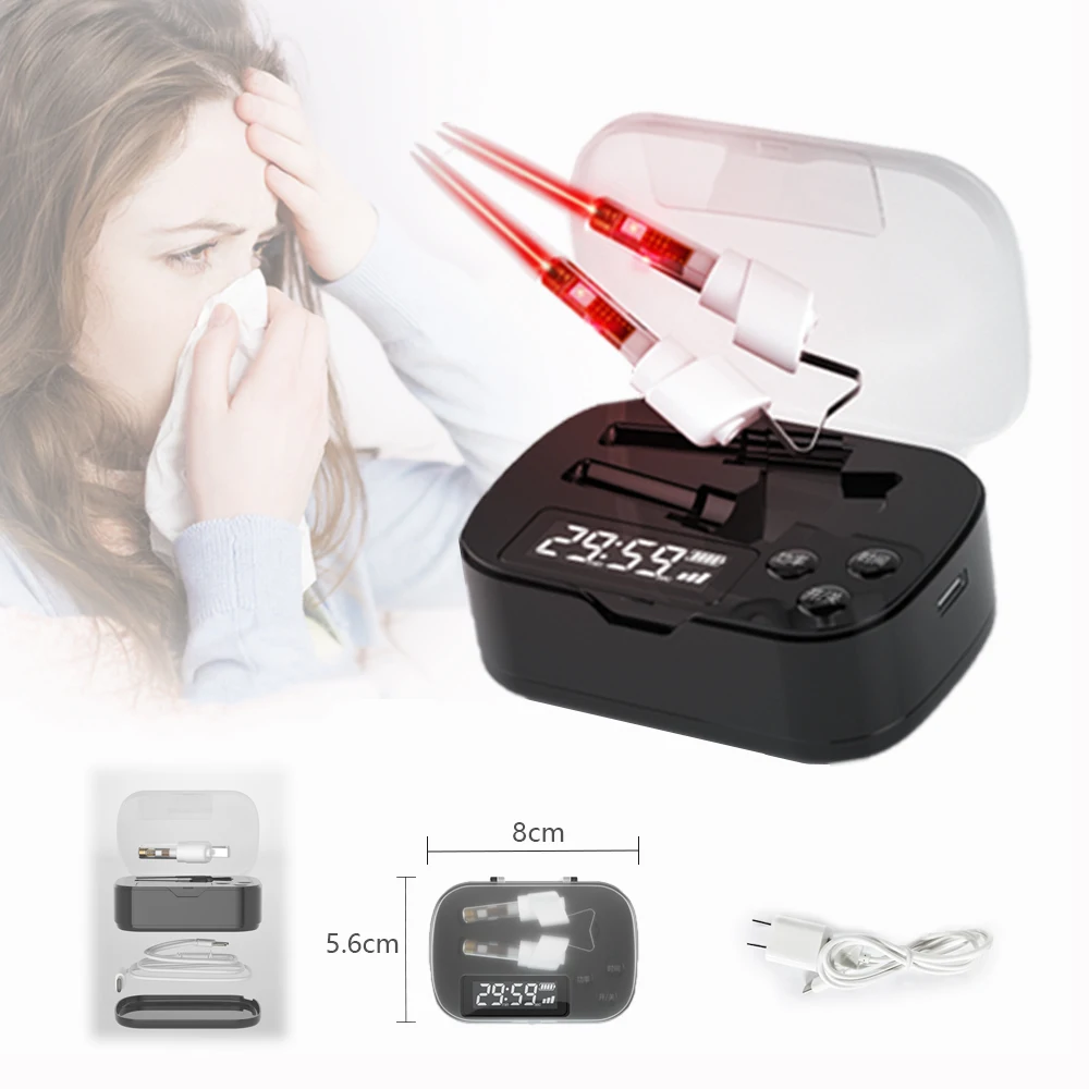 

Мини-контейнер для ринита портативный все в 1 для физиотерапии ринита лазерная терапия «3R» для синусита НАЗАЛЬНЫЕ полипы аллергический рин...