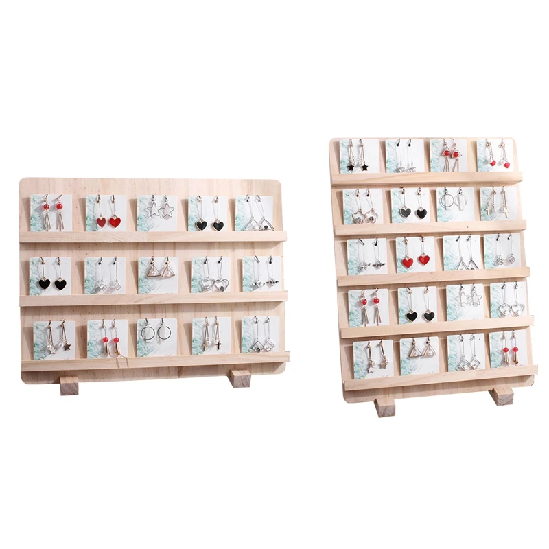 2 шт модные деревянные ювелирные изделия дисплей ожерелье амулеты Дисплей