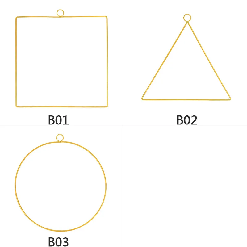 1 шт. золотые металлические кольца с цветочными мотивами покрытый светлым венок