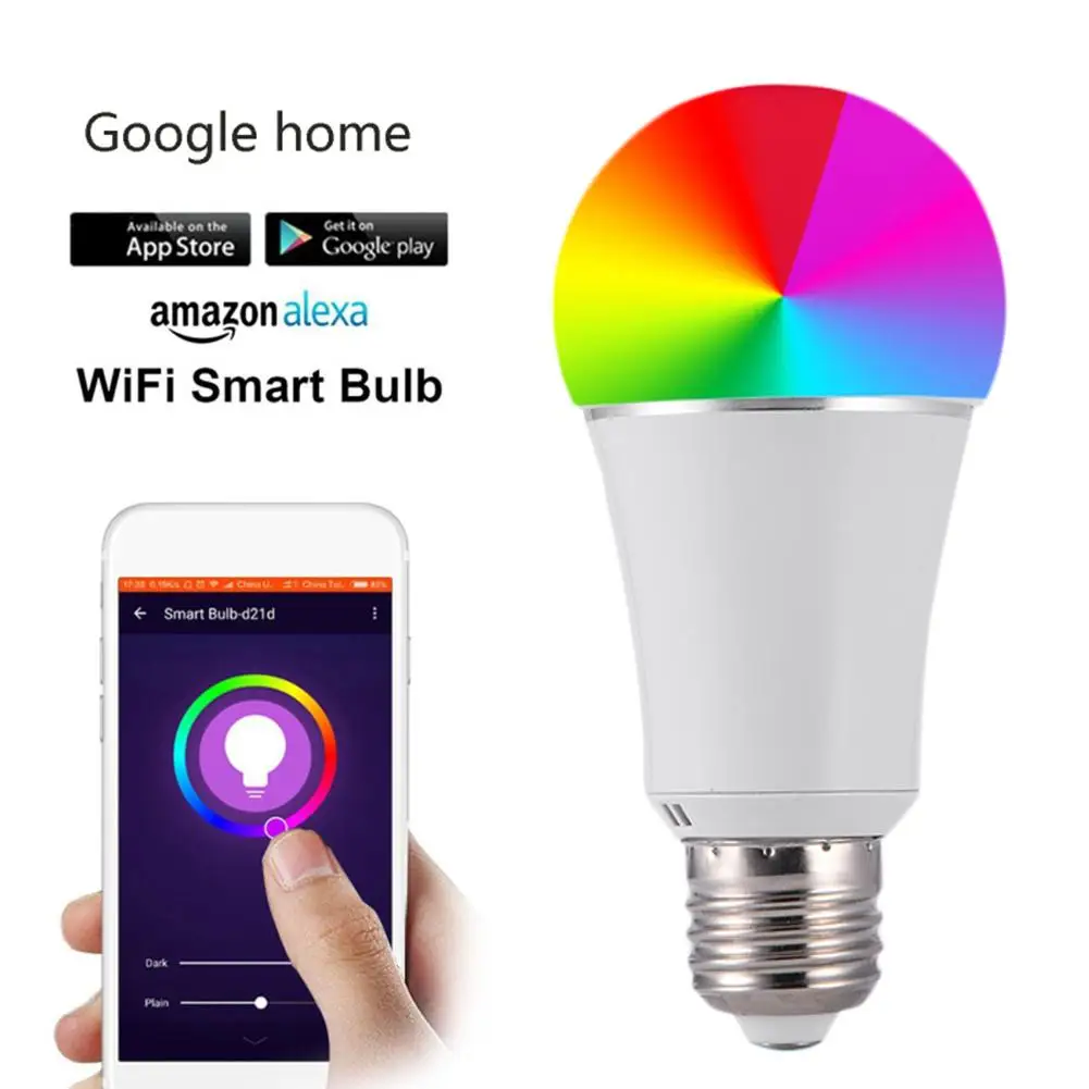 

7W Wireless WiFi Smart LED Bulb Support Alexa Google Home Smart WIFI Bulb