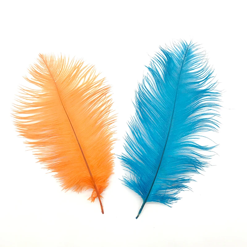 

HOT! 50pcs 30-35cm / 12-14 inch 12 Colors ostrich feathers plumage dresses wedding party decoration centerpieces wholesale