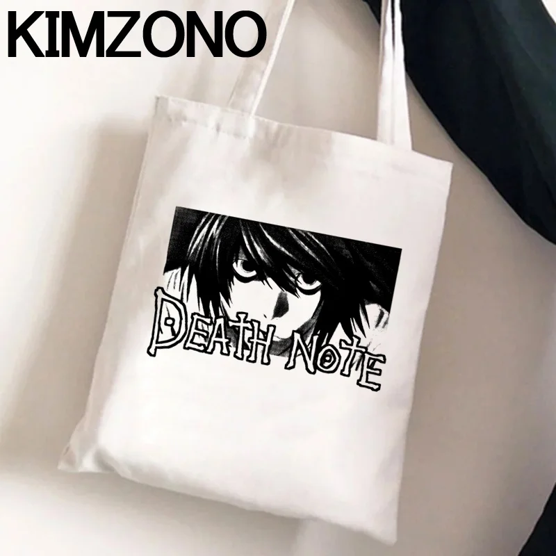 

Сумка для покупок Death Note, многоразовый мешок из переработанных материалов, на шнурке