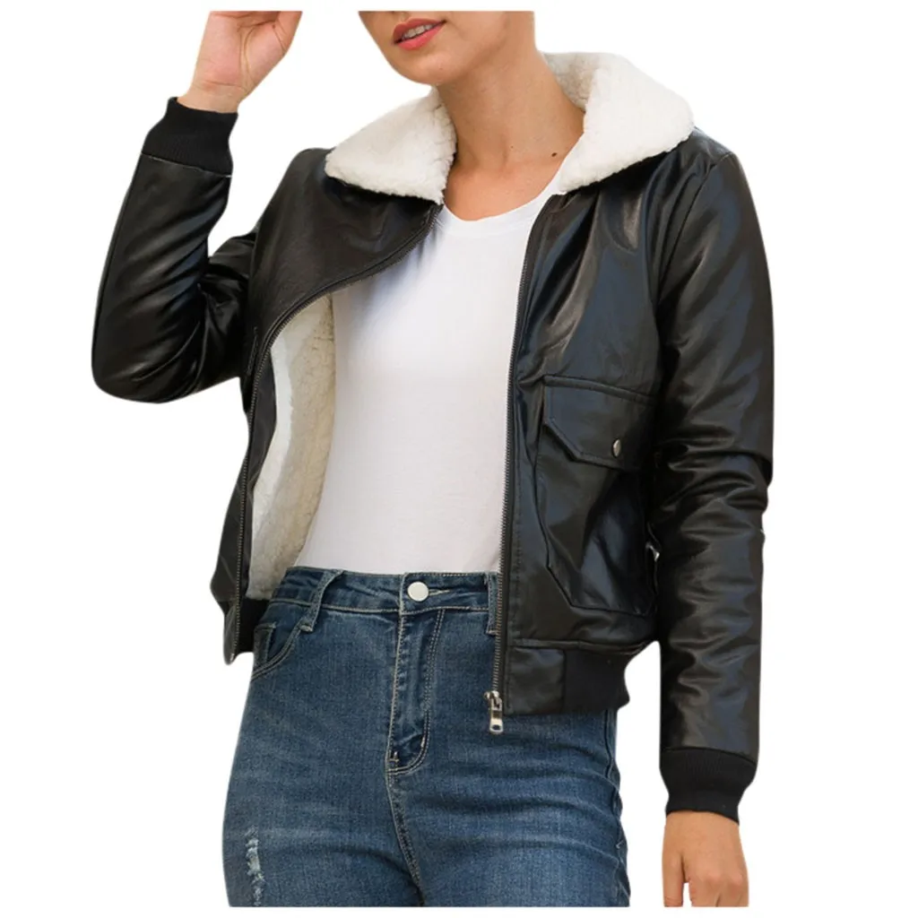 Бесплатная Страусиная модная и крутая короткая мотоциклетная Женская одежда