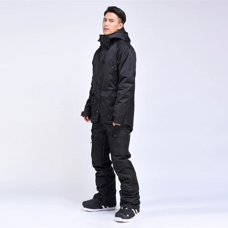 Лыжный костюм унисекс ветрозащитный водонепроницаемый для зимы 2021 - купить по