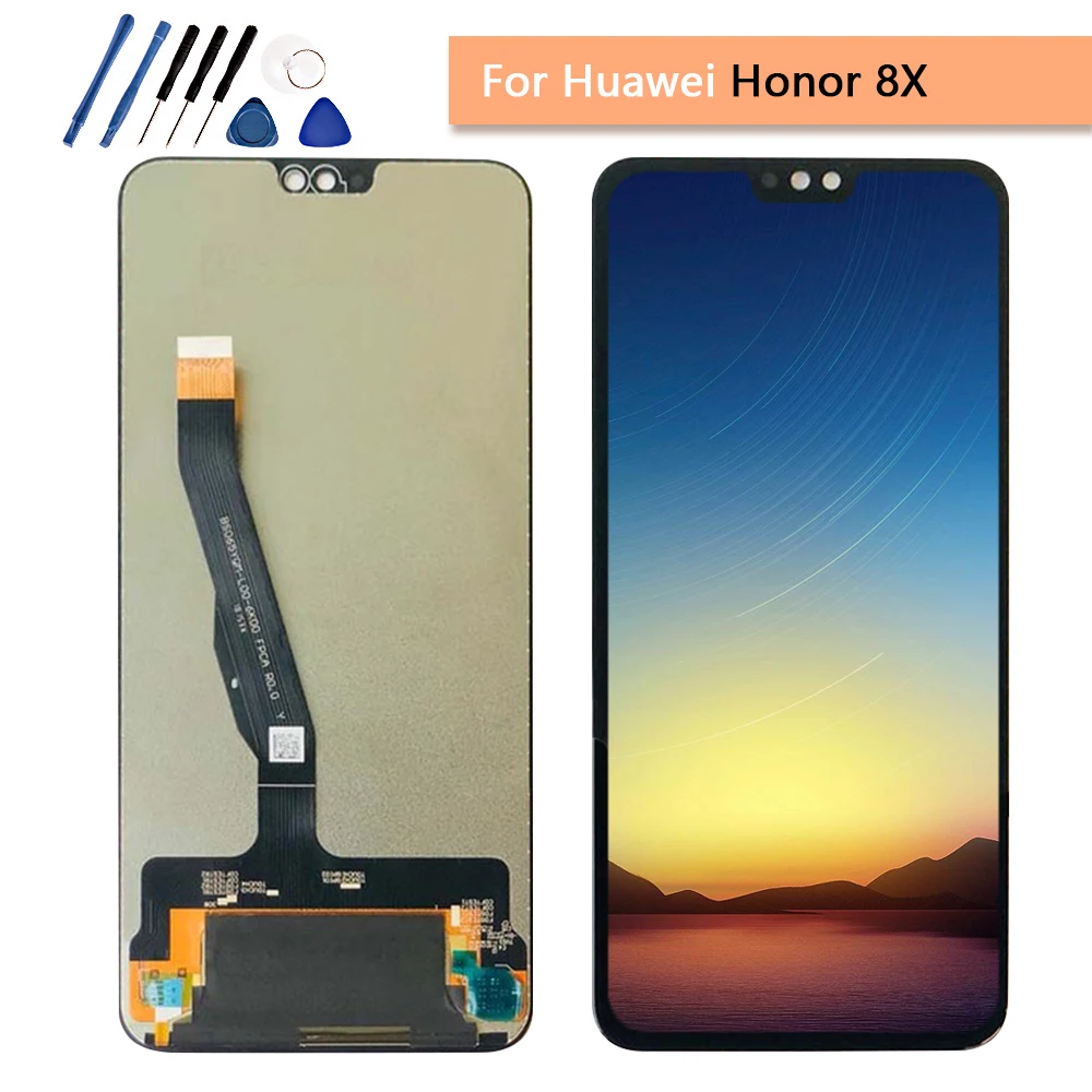6 5 дюймов для Huawei Honor 8X ЖК-дисплей кодирующий преобразователь сенсорного экрана в
