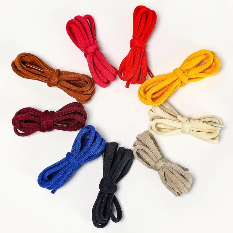 50 Pairs Oval Shoelaces Sports Shoelace Weave Braided Bracelet Sneakers Running Shoes Lace Adult Children Shoe Strings