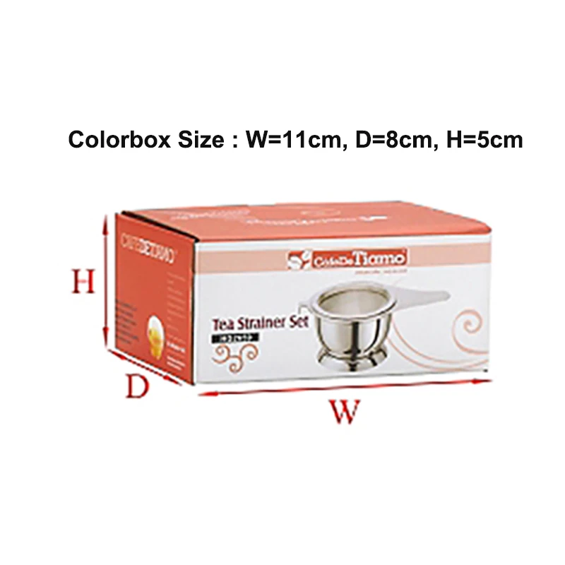 

Strainer for Herbal Tea brewing Stainless Steel Spoon-shaped filter group with base Teapot Tea Maker