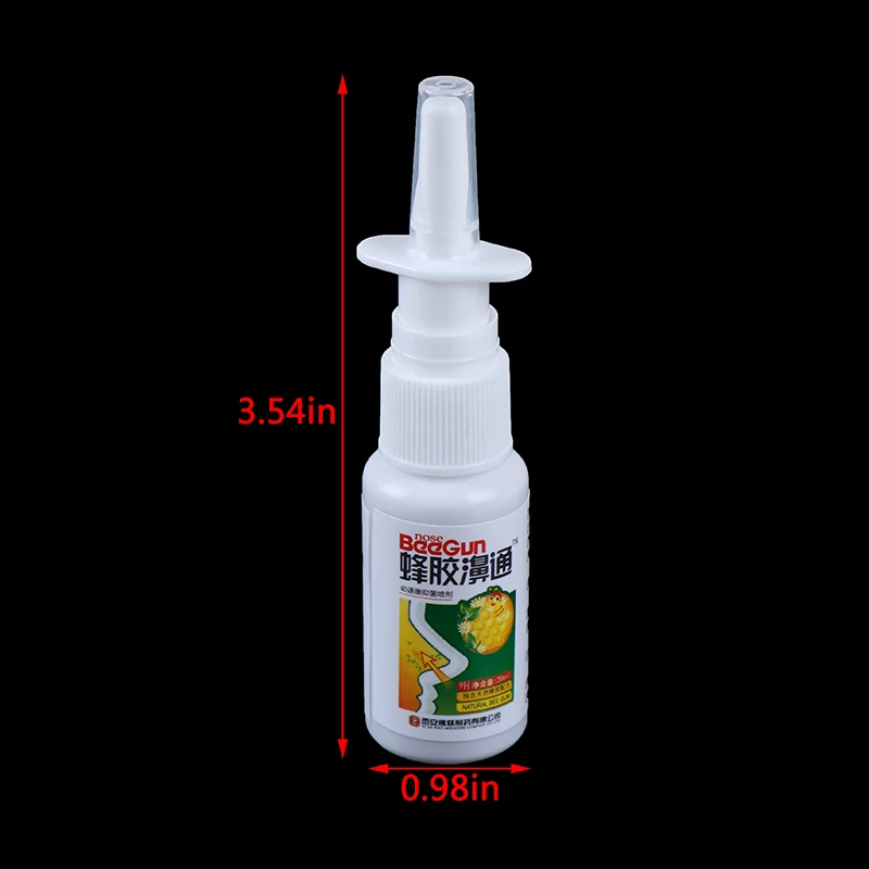 

20ml Chinese Herbal Propolis Nasal Spray Smell Refreshing Rhinitis Nose Problem Treatment Natural Spray Nose Atomizing