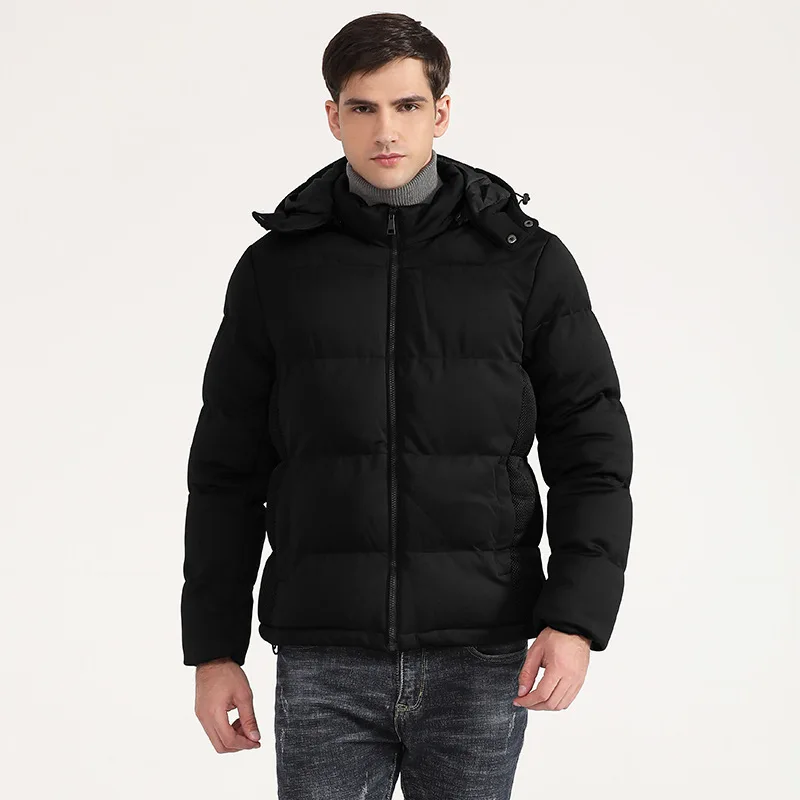 Winter Coat Men Padded Jacket Warm Thick Down & Parka Jacket Oversize  fashion Trend of men's down cotton-padded jacket