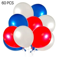 60 pack red white and blue balloons 12 inch latex party balloons perfect party birthday decoration for all occasions retail