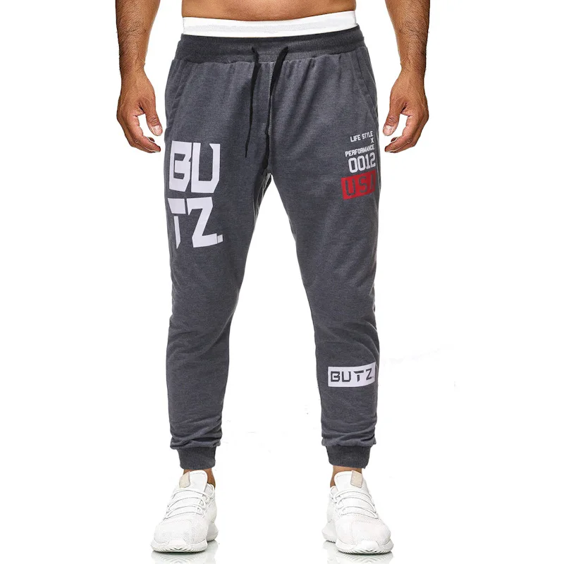 

New Men Brand Joggers Pant comfortable soft Letter Print Sweatpants Male Loose Casual Cotton Trousers Tracksuit Bottoms Pants