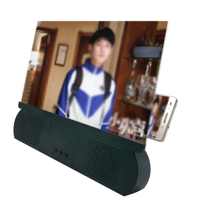 Новый увеличитель для экрана телефона Встроенный модуль Bluetooth Динамик Фильмы 10