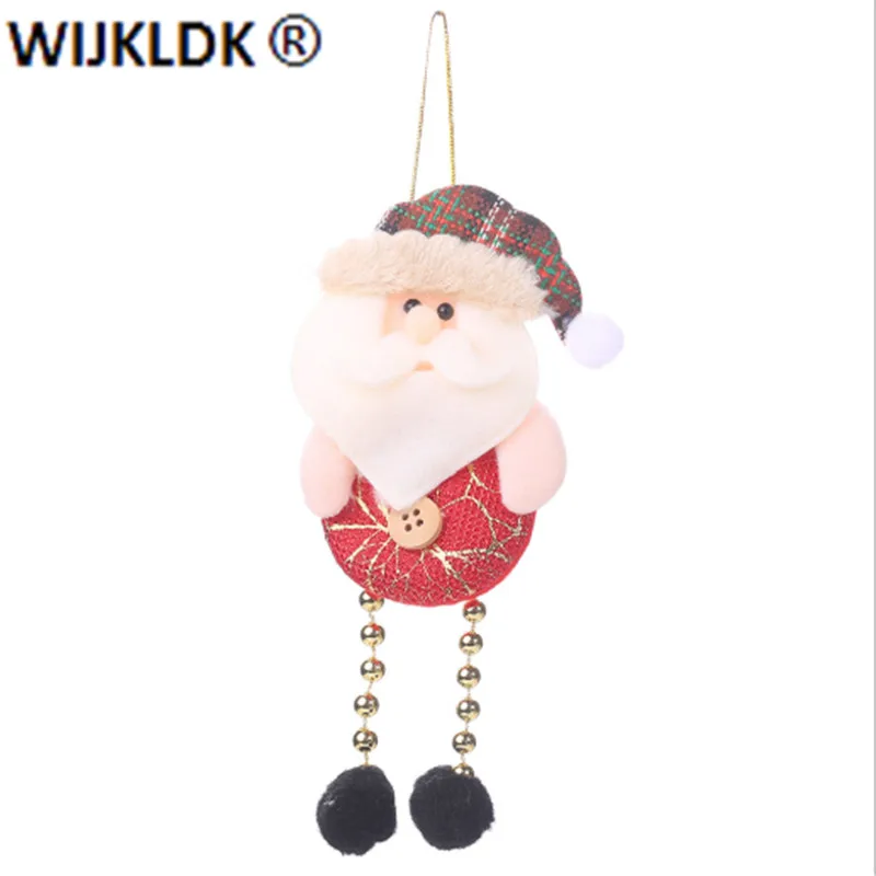 Navidad 2021 подвеска на рождественскую елку пожилой снеговик лося кукла клетчатая