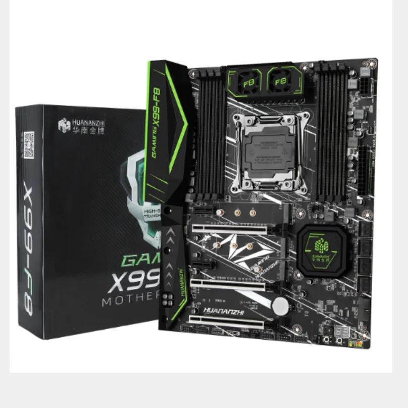 Материнская плата HUANANZHI X99-F8 слотов LGA 2011-3 USB3.0 NVME M.2 SSD с поддержкой DDR4 регистровой