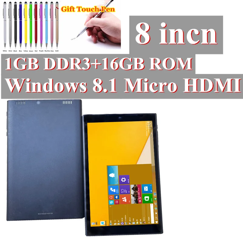 

10,1-дюймовый Планшет Cherry Windows 8,0 ОЗУ 1 ГБ DDR3 + 16 Гб ПЗУ HDMI-совместимый четырехъядерный процессор Двойная камера WIFI Bluetooth