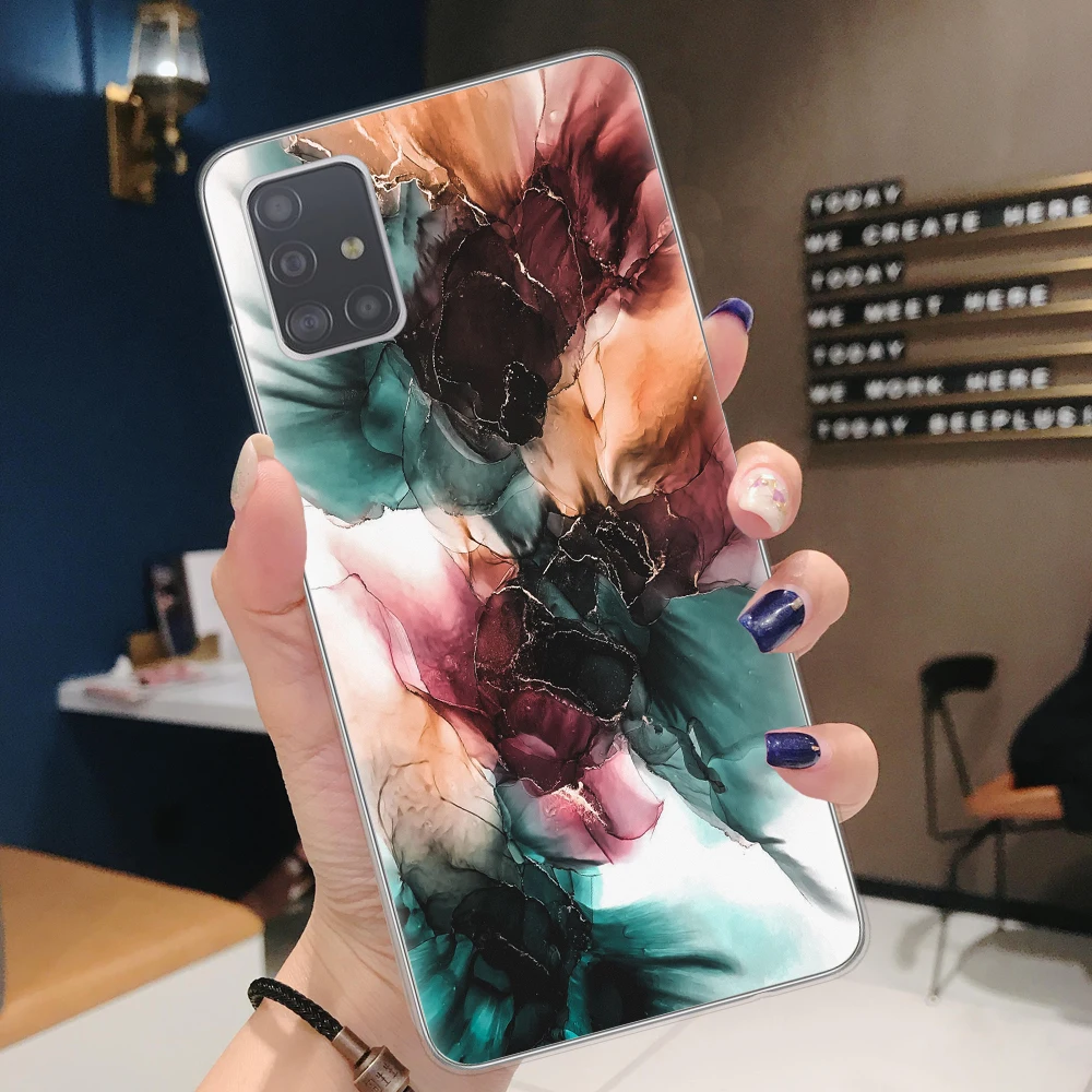 Чехол для телефона Samsung A51 A71 A10 A20 A30 A40 A50 A70 A6 A8 Plus A7 A9 2018 мягкий ТПУ чехол-накладка |