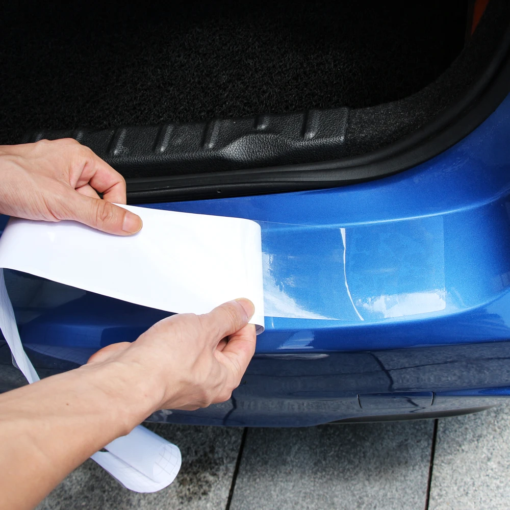 Car Rear Bumper Tail Trunk Protector Transparent Sticker Decal for BMW M Performance E83 E84 E87 E90 E91 E92 X1 X2 X3 X4 X5 X6 | Автомобили