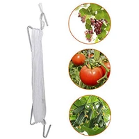 10pcs planting tomato hooks twine roller greenhouse vegetable support clips new