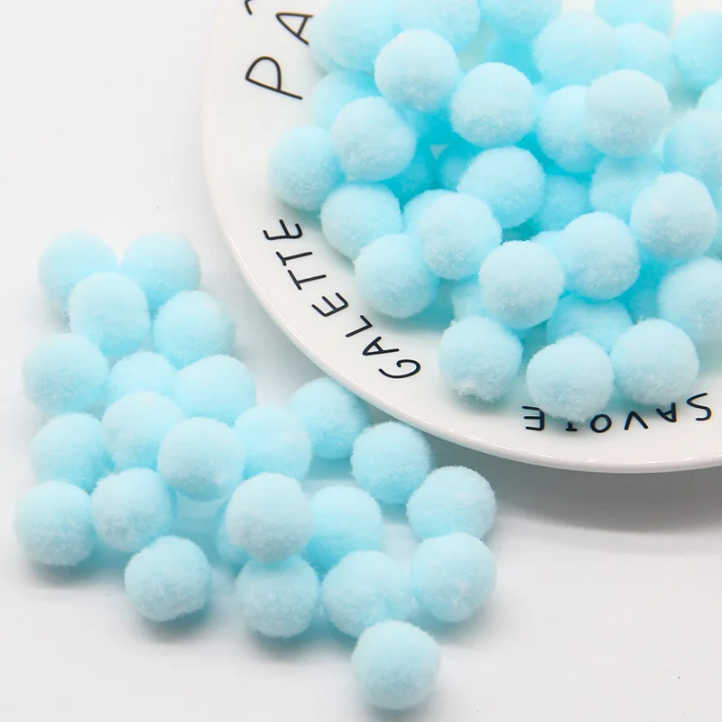 8mm 25 280pcs Мини Помпона смешанный Мягкий круглый Pompones шарики Пышная юбка с помпонами для малышей DIY одежды ручной работы рукоделия 8/10/15/20/25/30 мм - Цвет: 8mm 25 280pcs