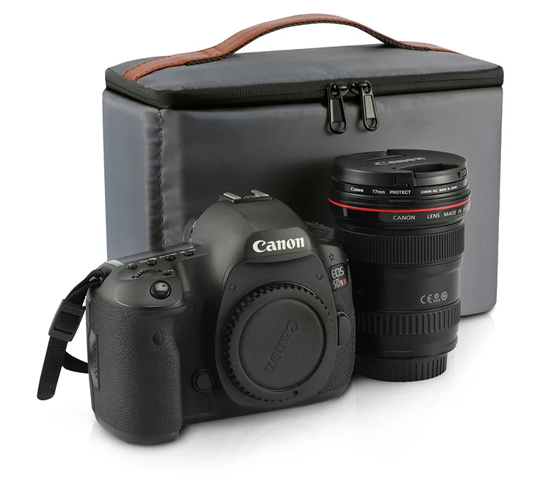 Мягкий чехол-разделитель для камеры с защитной вставкой для камеры DSLR чехол-держатель для объектива для Canon sony Nikon Pentax