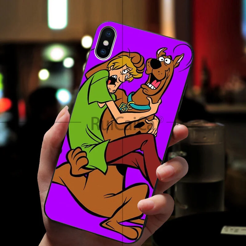 Ruicaica Shaggy and Scooby Doo TPU Soft Silicone Phone Case Cover for iPhone X XS MAX 6 6S 7 7plus 8 8Plus 5 5S XR 11 11pro max |
