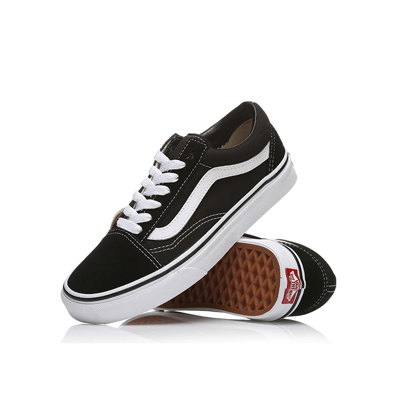 Аутентичные VANS OLD SKOOL спортивная обувь для скейтбординга Мужская и женская уличная спортивная классическая обувь для отдыха унисекс VN000D3HY28