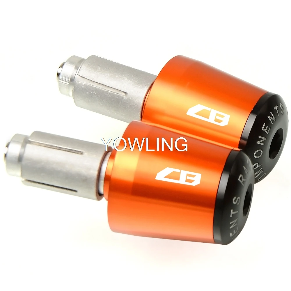 

For Honda CB400 VTEC CB1 CBR250 CBR400 NSR250 CBR900RR CBR600 CB1000 Motorcycle CNC Billet Handlebar Grips Bar Ends Slider