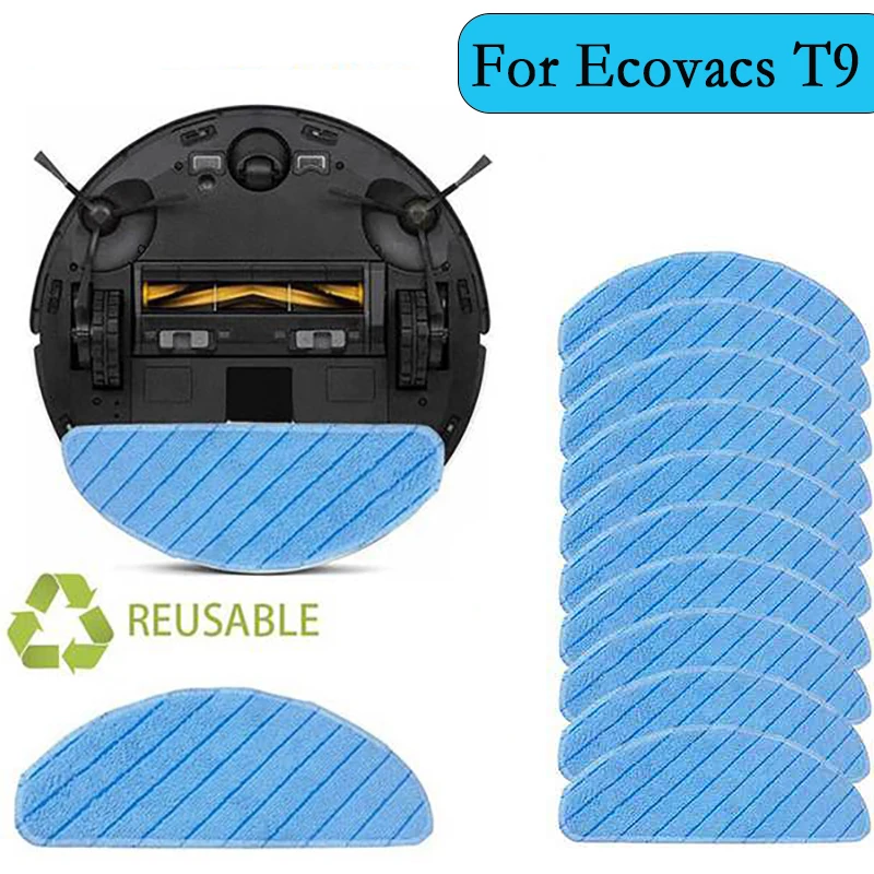 

20PCS Washable Mop Cloth For Ecovacs Deebot Ozmo T9 AIVI T9 PRO T9 MAX T9 POWER Vacuum Cleaner Replacement Washable Mop Cloth