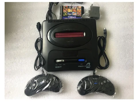 Новое поступление 16 бит SEGA MD 2 игровой консоли для оригинальный картридж