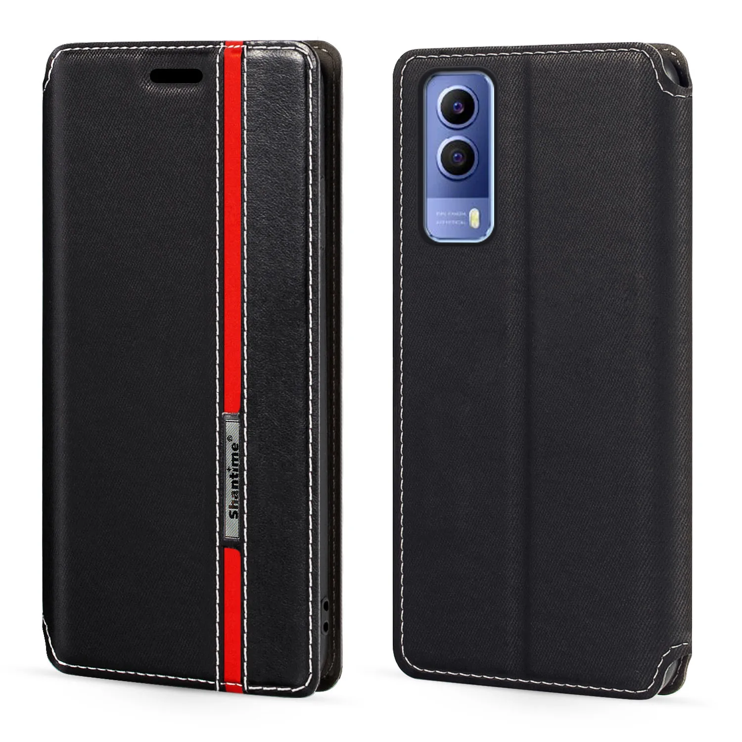 

Кожаный чехол-книжка с магнитной застежкой и отделением для карт, 6,58 дюйма