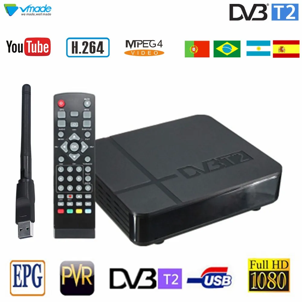 Цифровой наземный ресивер H.264 1080 DVB T2 стандартная полоса пропускания dvb t2 P MPEG 4