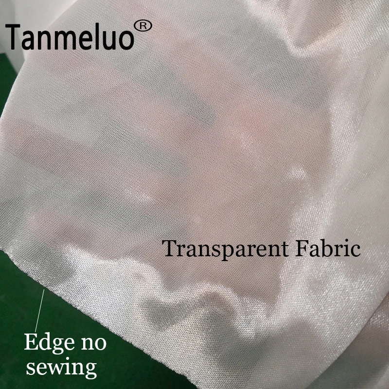 Белые прозрачные тканевые шторы из ледяного шелка Висячие Фотофон свадебные