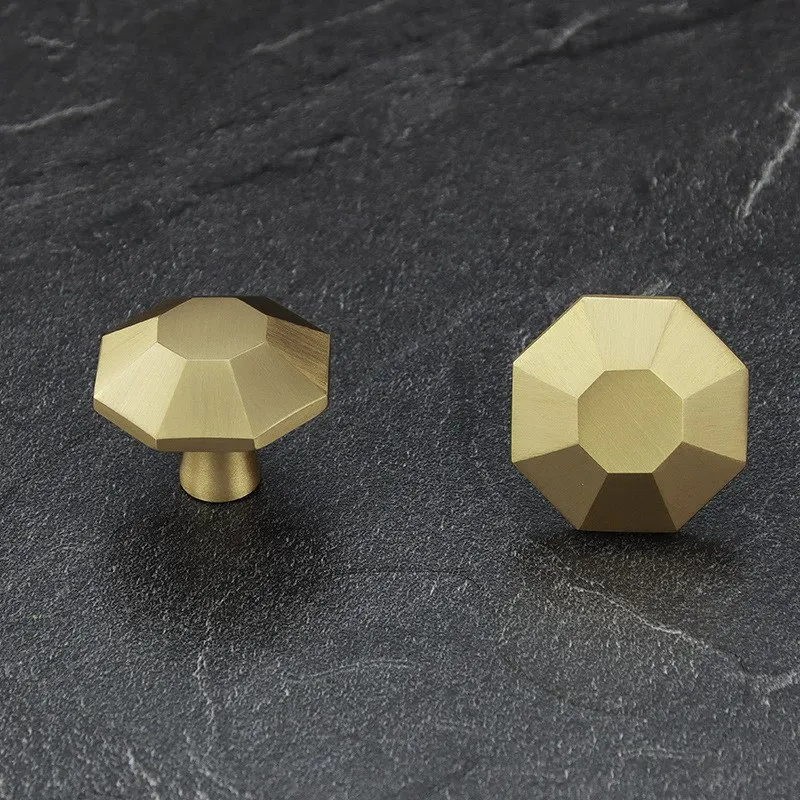 Однотонные латунные ручки для кухонных шкафов винтажные и комодов | Обустройство