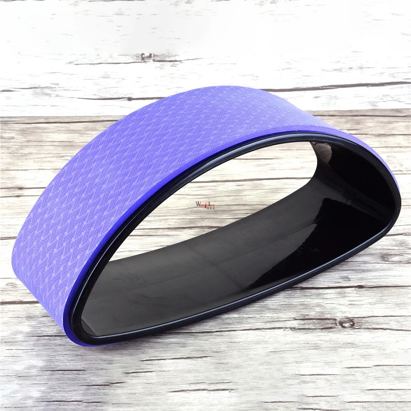 

Half Round Yoga Wheel Pilates Stretcher Shoulder Backward Bend Stretching Workout Weight Loss Fitness Supplies Sport Equipment