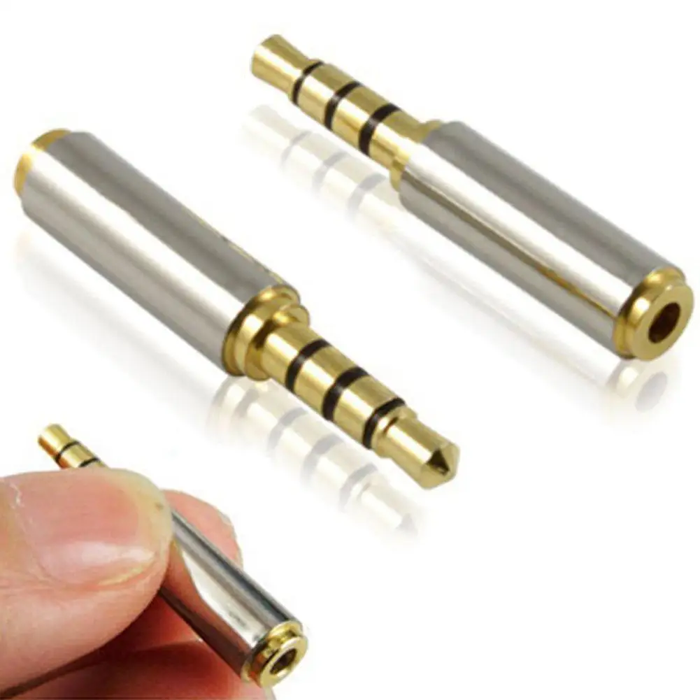 3 5 мм штекер 2 Женский стерео аудио Микрофон для наушников адаптер конвертер| |