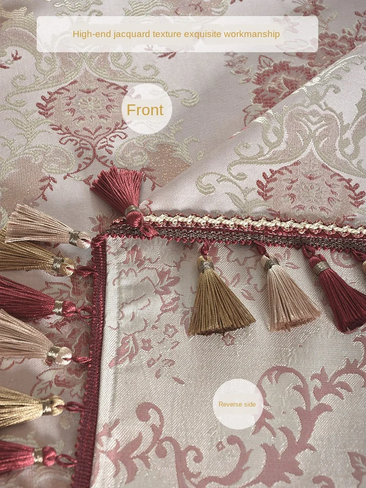 Роскошная красная свадебная скатерть в европейском стиле для стола из красного