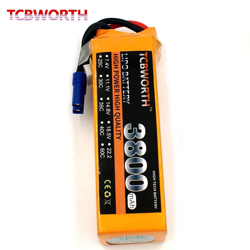 RC Airplane LiPo Battery 3S 11.1V 3800mAh 35C For Helicopter Car Boat Quadcopter Drone Tank Li-Polymer Batteries | Игрушки и хобби