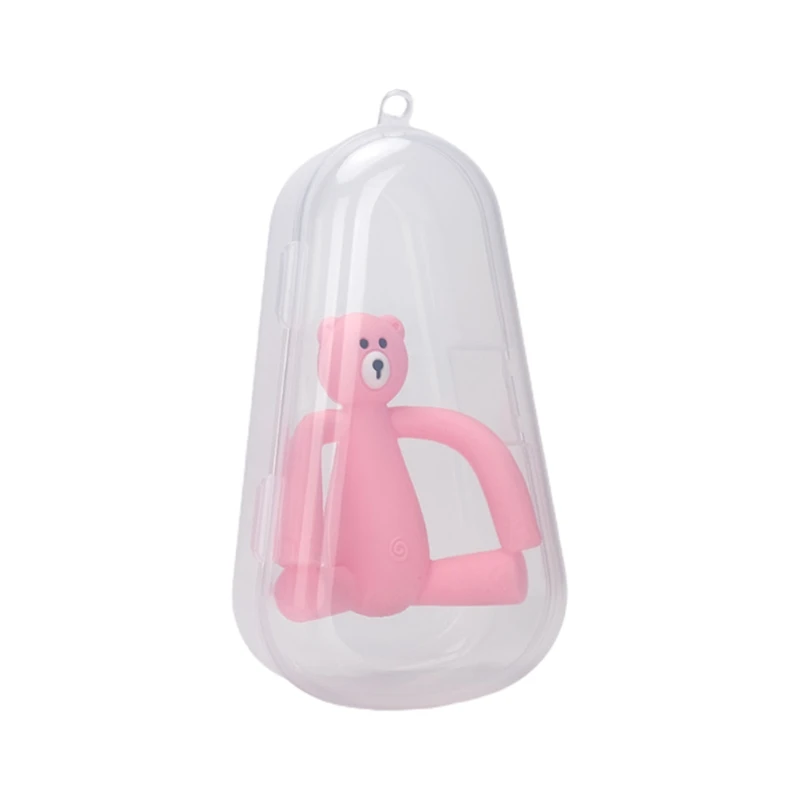 Фото Детский силиконовый Прорезыватель для зубов в форме медведя Мать и ребенок Детский силиконовый Прорезыватель для зубов в форме медведя Мать и ребенок