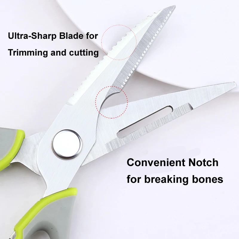 Многофункциональные кухонные ножницы резак нож доска из нержавеющей стали