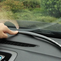 1 6m universal car windshield sealant dashboard soundproof rubber seal strip auto rubber seals car panel seal high quality